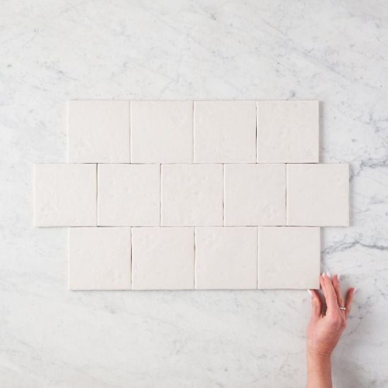 Albert Park Square Matte Vanilla Tile