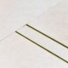 Aluminium Tile Insert Strip Drain - Cut to size - 1M Brushed Brass