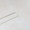 Aluminium Tile Insert Strip Drain - Cut to size - 2M Brushed Brass