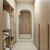 Arch Full Length Mirror Antique Brass
