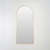Arch Full Length Mirror Brushed Brass