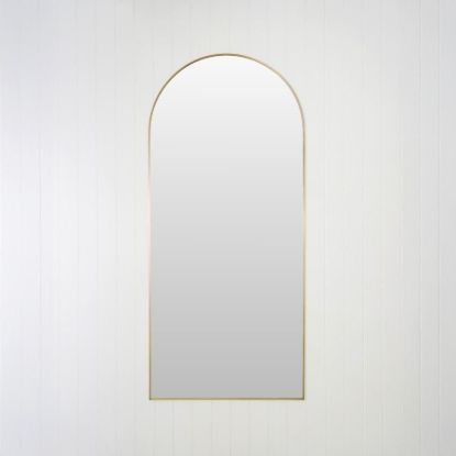 Arch Full Length Mirror Brushed Brass