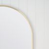 Arch Full Length Mirror Brushed Brass