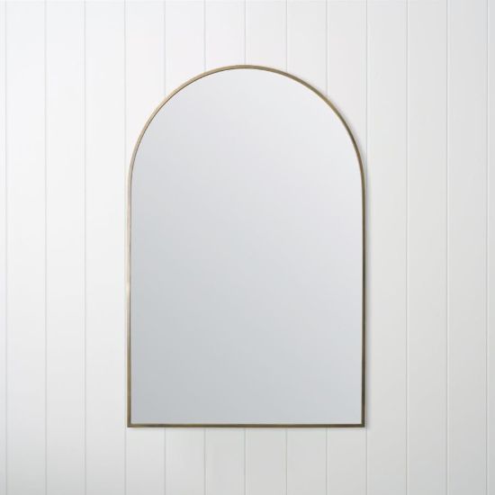 Arch Mirror Antique Brass