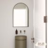 Arch Mirror Antique Brass