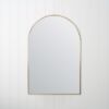 Arch Mirror Brushed Brass