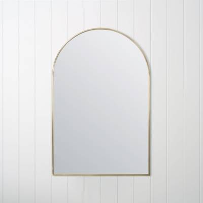 Arch Mirror Brushed Brass