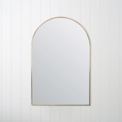 Arch Mirror Brushed Brass