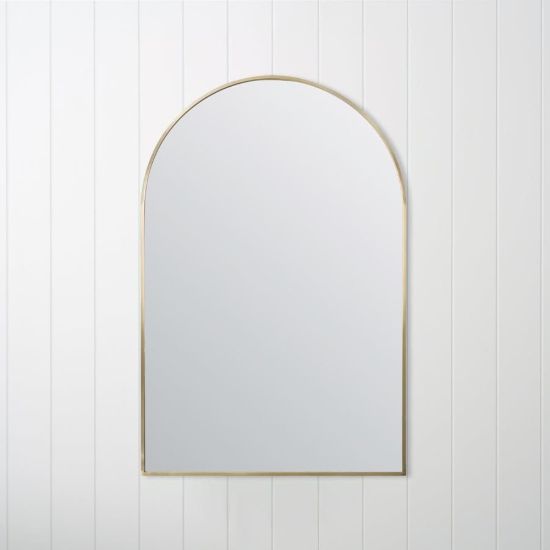 Arch Mirror Brushed Brass