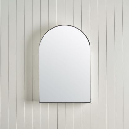 Arch Mirror Cabinet Stainless Steel
