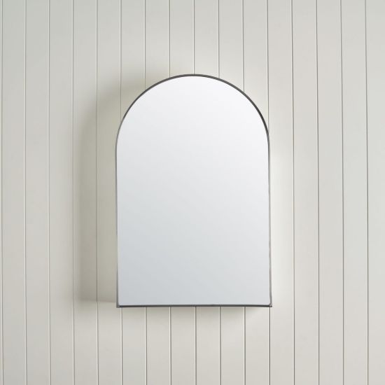 Arch Mirror Cabinet Stainless Steel