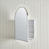 Arch Mirror Cabinet Warm Brushed Nickel