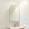 Arch Mirror Cabinet Warm Brushed Nickel