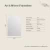 Arch Mirror Frameless