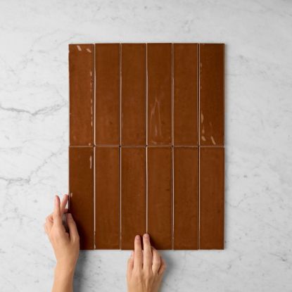 Armadale Gloss Subway Amber Tile
