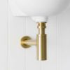 Basin Bottle Trap Brushed Brass