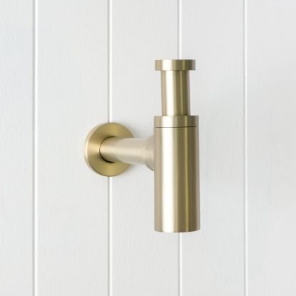 Basin Bottle Trap Warm Brushed Nickel