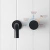 Wall Spout + Progressive Wall Mixer Matte Black
