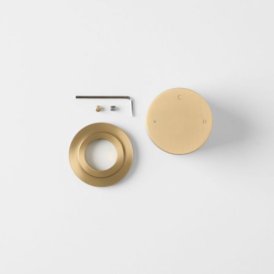 Benchtop Progressive Mixer Trim Kit Brushed Brass