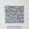 Broadwater Grey Mix Gloss Penny Round Mosaic Tile