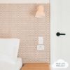 Broadwater Pink Gloss Penny Round Mosaic Tile