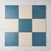 Bronte Checkerboard Blue & White Tile