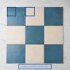 Bronte Checkerboard Blue & White Tile