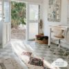 Bronte Checkerboard Sage & White Tile
