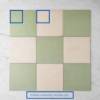 Bronte Checkerboard Sage & White Tile