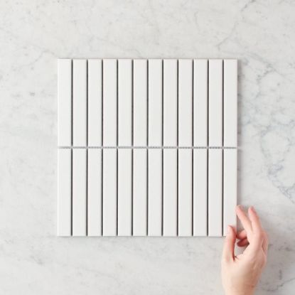 Brunswick Kit Kat Gloss White Tile