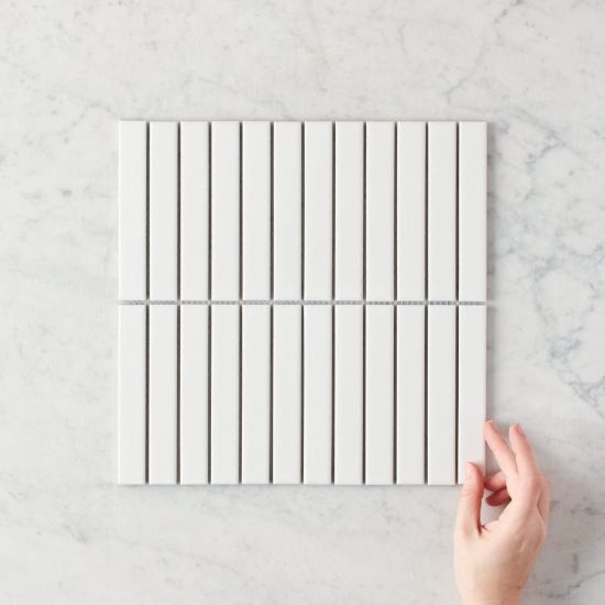 Brunswick Kit Kat Gloss White Tile