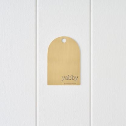Brushed Brass Tapware Sample Disc