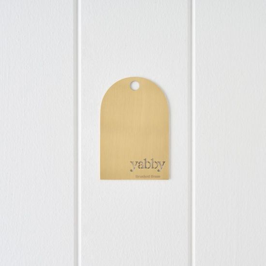 Brushed Brass Tapware Sample Disc