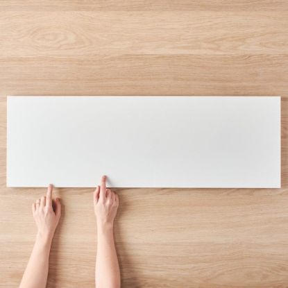 Brushgrove Gloss White Tile 300x900mm