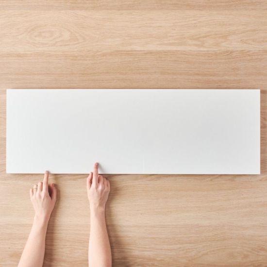 Brushgrove Gloss White Tile 300x900mm