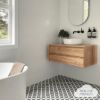 Brushgrove Matte White Tile 300x900mm