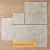 Byron French Pattern Travertine Look Ivory Matte Tile
