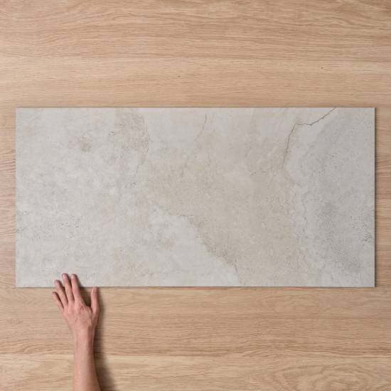 Byron Travertine Look Ivory Matte Tile 600x1200mm