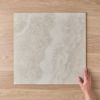 Byron Travertine Look Ivory Matte Tile 600x600mm