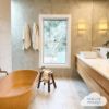 Byron Travertine Look Ivory Matte Tile 600x600mm