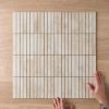 Byron Travertine Look Sand Kit Kat Matte Tile
