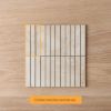 Byron Travertine Look Sand Kit Kat Matte Tile