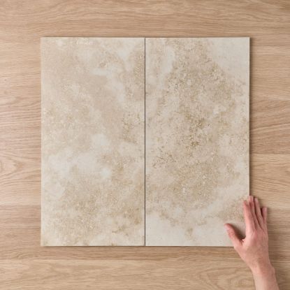 Byron Travertine Look Sand Matte Tile 300x600mm