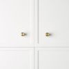 Cabinetry Knob Brushed Brass