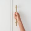Cabinetry Pull 250mm Brushed Brass