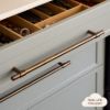 Cabinetry Pull 400mm Antique Brass