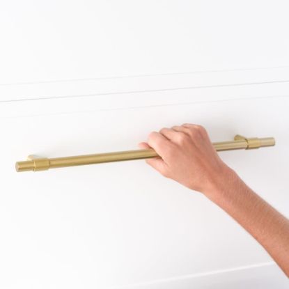 Cabinetry Pull 400mm Brushed Brass