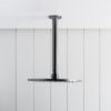Ceiling Shower Arm 300mm and Head Gunmetal