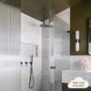 Ceiling Shower Arm and Head Antique Brass