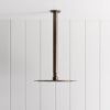 Ceiling Shower Arm and Head Antique Brass